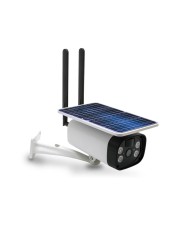 Caméra solaire Wifi UHD 2K waterproof Infrarouge accès à distance via iPhone Android 128 Go inclus