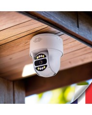 Camera exterieur 4G WiFi pilotable UHD 4K detection de mouvement et de presence humaine 128Go