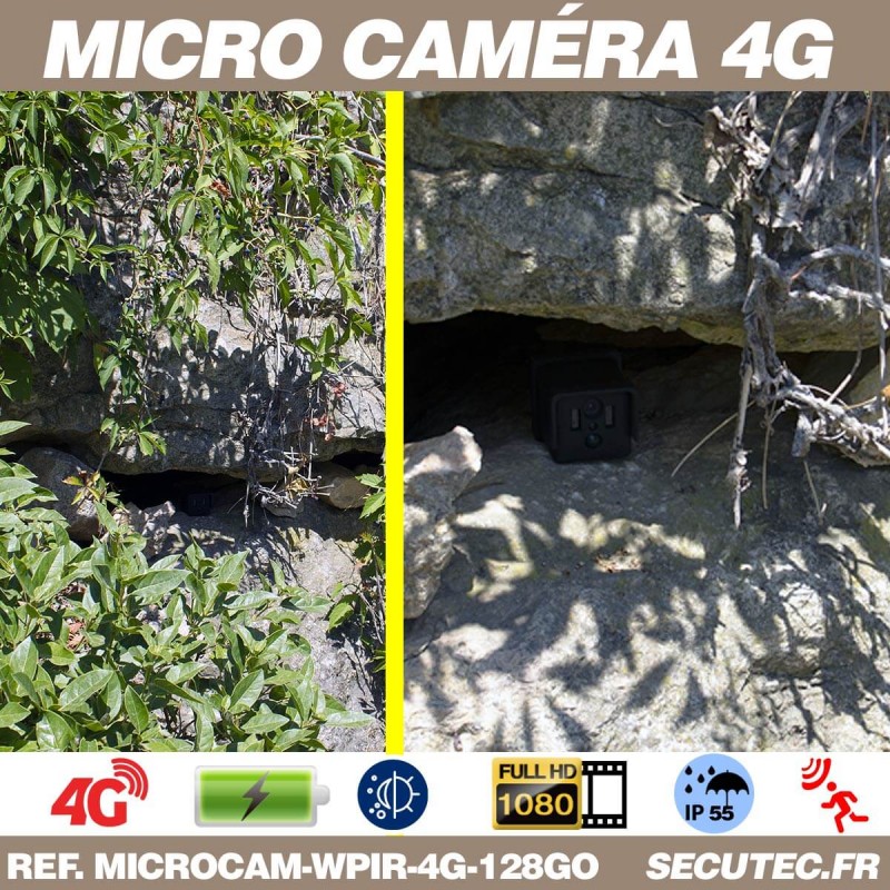 Mini Caméra De Surveillance 4G HD 1080P Autonomie En Veille 2 Ans 85570105