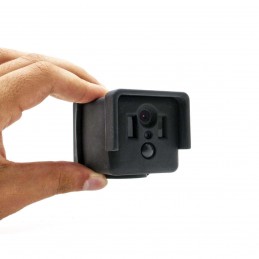 Kit micro caméra WiFi HD 1080P waterproof longue autonomie avec détection de mouvement PIR et vision nocturne invisible 128 Go