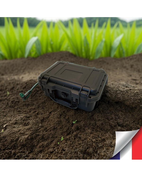 Pélicase étanche avec batterie lithium rechargeable 57.6 A avec sortie 12V