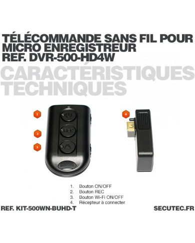 Kit micro caméra bouton ou vis Full HD 1080P 