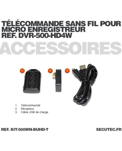 Kit micro caméra bouton ou vis Full HD 1080P 