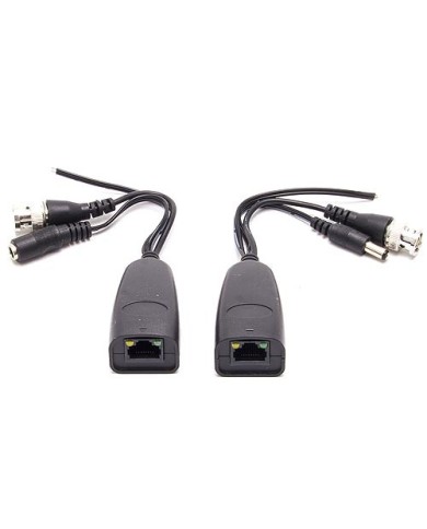 Câble balun RJ45 passif vidéo, alimentation et données PTZ