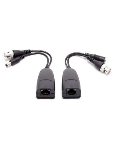 Câble balun RJ45 passif vidéo alimentation