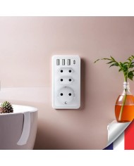 Prise de courant murale caméra cachée IP WiFi détection de mouvement écoute à distance