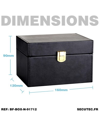 Boîte noire faraday blindée blocage de signal 7x17x12cm
