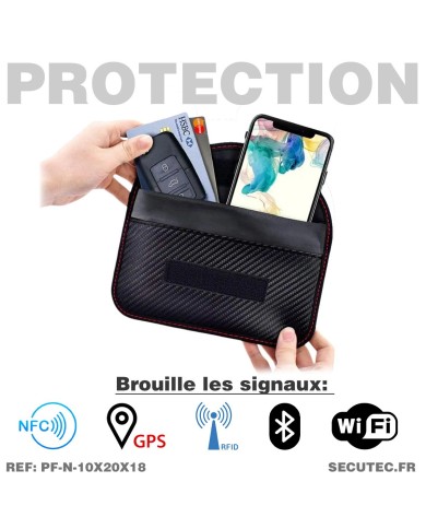 Pochette faraday carte bancaire clé voiture