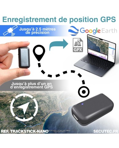 Mini GPS Data Logger longue autonomie - Compact, précis, léger