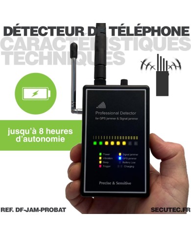 Détecteur portable de brouilleur d'onde Professionnel +