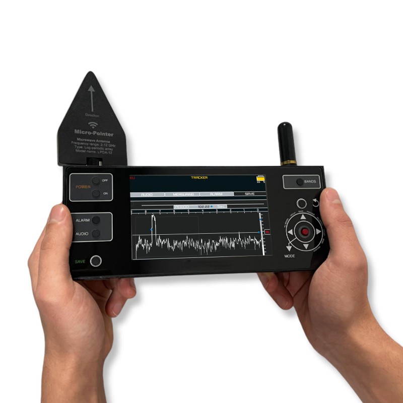 Détecteur de Caméra Espion Traceur GPS Émetteur Radio Onde GSM