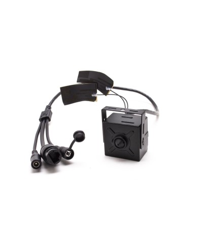 Micro caméra pinhole IP 4G à intégrer accès à distance via iPhone Android enregistrement Ultra HD 5MP sur micro SD 128Go avec al