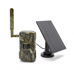 Caméra solaire de chasse 4G vidéo 2K et photo 14 Mpx audio vidéo en direct détection de mouvement