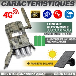 139€04 sur Caméra de Chasse 1080P Carte Sim 3G Mms Détection Mouvement  Infrarouge Solaire + SD 4Go YONIS - Chasse - Achat & prix