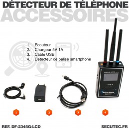 Détecteur de balise GPS GSM GPRS 2G 3G 4G - Autres accessoires