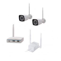 Caméra de vidéosurveillance WIFI sans fil, full HD et Ultra HD