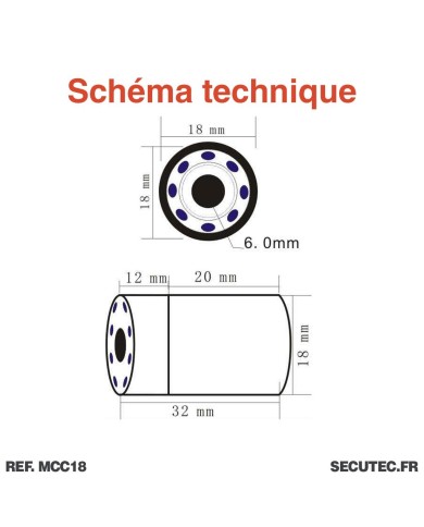 Kit caméra d'inspection étanche câble de 25 mètres avec enregistrement sur écran LCD 7 pouces autonome mémoire 128 Go