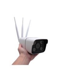 Caméra IP 4G 5 Mpx waterproof infrarouge 40 mètres alerte intelligente détection humaine