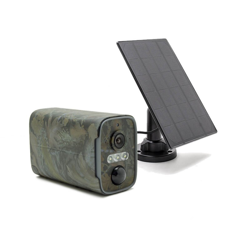 Caméra camouflage solaire WiFi 1080P vision nocturne invisible