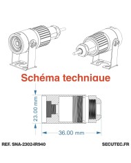 Mini caméra d’inspection waterproof | AHD 1080P | Grand angle 140° | LED intégrées | Étanche IP68 | Câble 1m à 100m