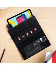 Très Grande Pochette faraday pour ordinateur portable ou tablette 35x45 cm