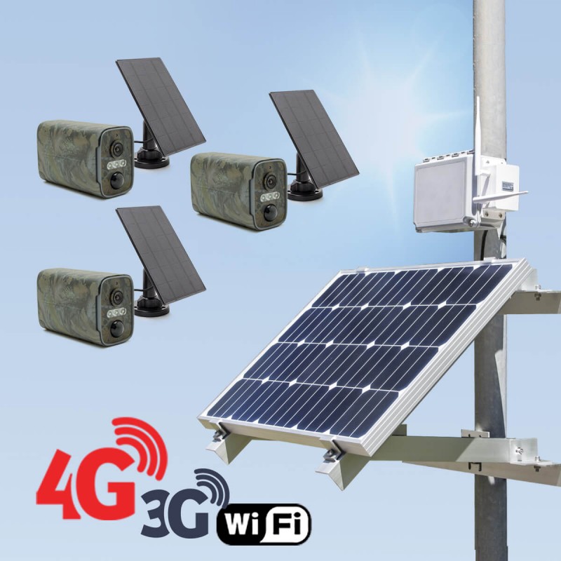 Kit de caméra solaire 4G - SmartSD