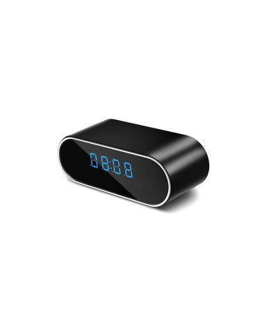 Horloge micro caméra IP WiFi HD avec vision nocturne invisible carte micro SD 128Go incluse