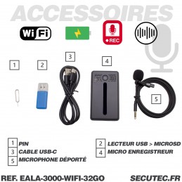 Mini Micro espion talkie walkie écoute à distance gratuite YONIS