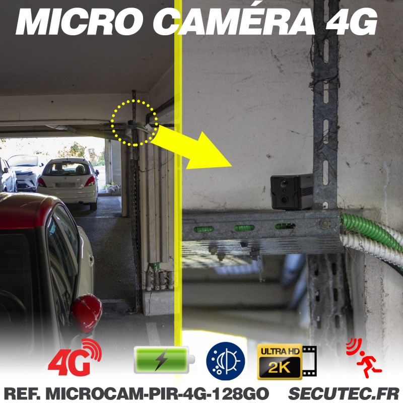Camera Espion - HD 1080P - WiFi - Détection de Mouvement - Vision