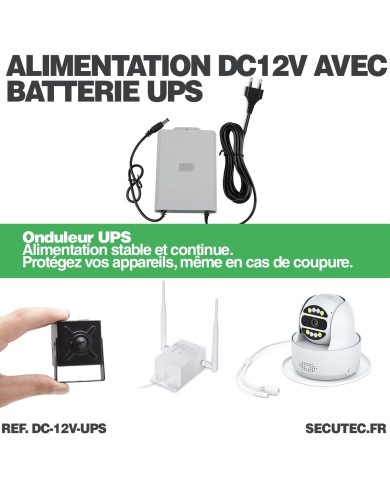 Routeur GSM industriel waterproof 3G/4G avec WiFi, Ethernet, 12V 1.5A et batterie de secours