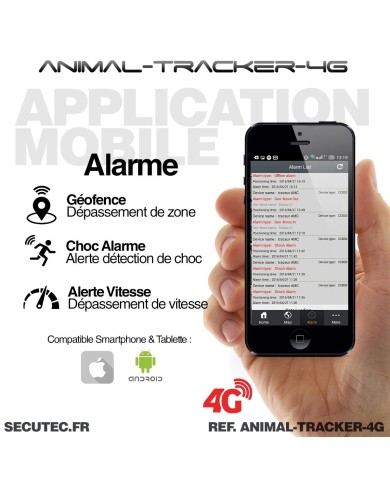 Balise GPS animaux avec pochette cuir – Étanche et autonome
