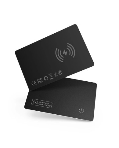 Carte de Suivi Ultra-Mince Compatible Apple Localiser – Recharge Induction & Étanchéité IP68