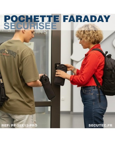 Pochette Faraday anti-ondes smartphone | Anti-vol magnétique école