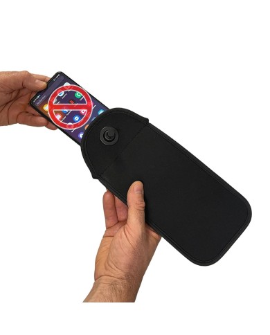 Pochette Faraday anti-ondes smartphone | Anti-vol magnétique école