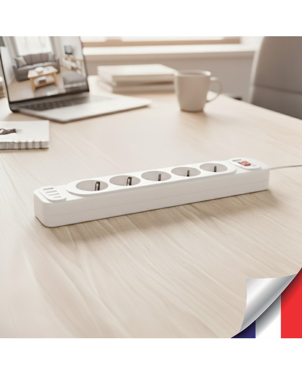 Multiprise caméra espion HD 1080P WiFi avec écoute à distance et mémoire 128 Go