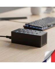 Hub multiprise USB caméra WiFi cachée  Détection mouvement & écoute à distance