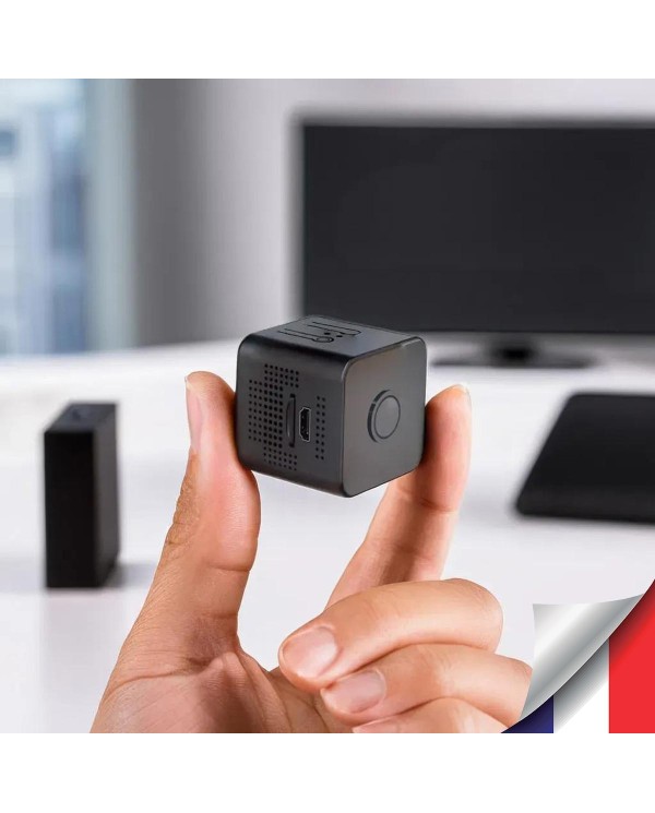 Micro caméra WiFi HD 1080P autonome avec infrarouge invisible