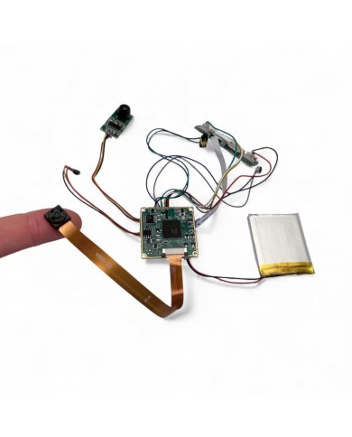 Module Caméra cachée UHD 2K DIY Détection de mouvement longue autonomie mémoire 128Go