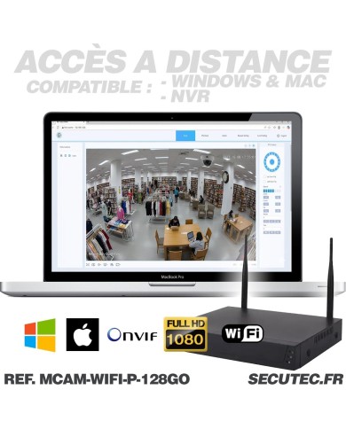 Micro caméra WiFi Full HD 1080P USB-C avec audio bidirectionnel