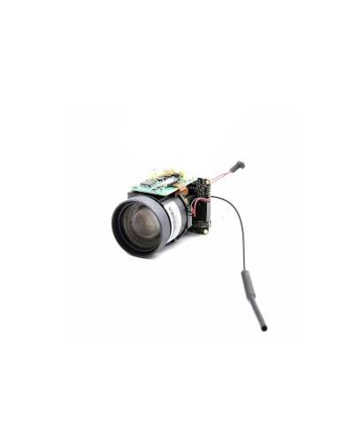 Mini caméra vidéosurveillance WIFI UHD 5Mpx Zoom 10X détection humaine AI accès à distance via iPhone Android et PC avec microSD