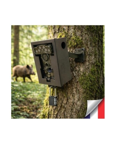 Caméra de Surveillance - Trail Cam - 32 MP, Vidéo 3K UHD, Wi-Fi, Vision Nocturne Infra-Rouge - IP68 Outdoor - box antivandal