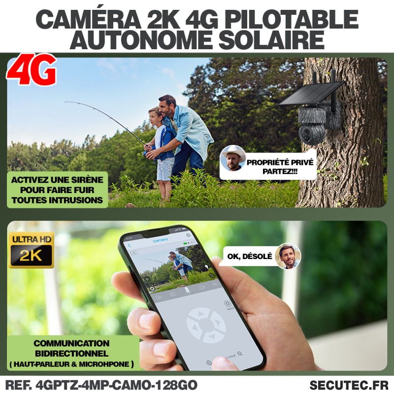 Caméra De Chasse 4G TotalCadeau Mini - Vision Infrarouge, étanche Et Espion - Sans Marque