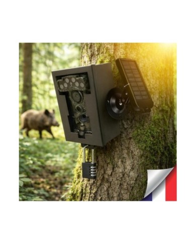 Caméra de Surveillance - Trail Cam - 32 MP, Vidéo 3K UHD, Wi-Fi, Vision Nocturne Infra-Rouge - IP68 Outdoor - box antivandal - s