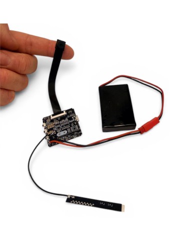 Micro camera wi-fi direct ultra HD 4K à 60 ips capteur 13MP batterie 4000 mAh microSD jusqu’à 256 Go