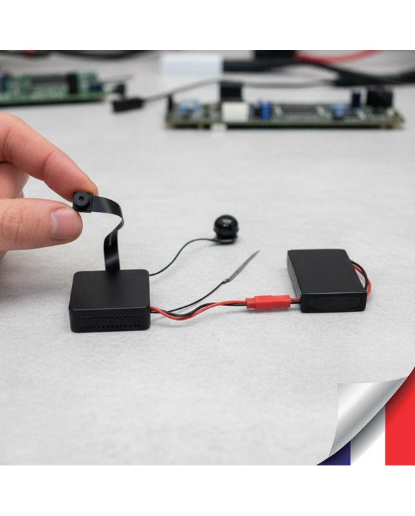 Micro camera wi-fi direct ultra HD 4K à 60 ips capteur 13MP détection de mouvement PIR batterie 4000 mAh microSD jusqu’à 256 Go