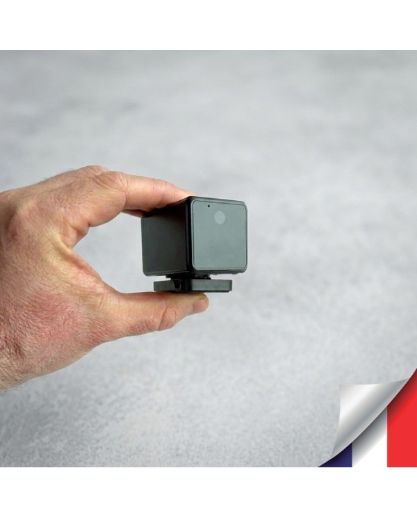 Micro caméra 4G WiFi HD 1080P longue autonomie waterproof avec détection de mouvement vision nocturne invisible 128 Go