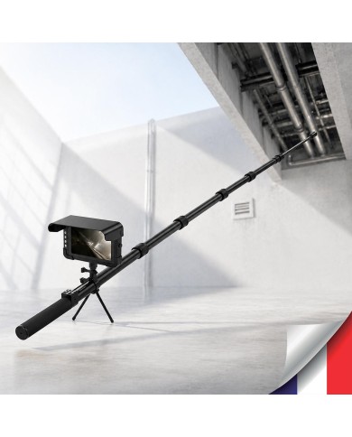 Caméra d'inspection HD 1080p avec perche 8m étanche et écran 7 pouces