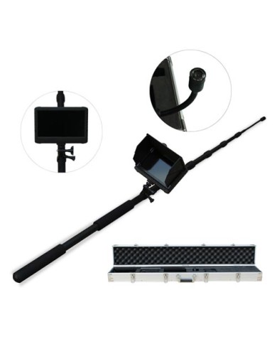 Caméra inspection avec perche 5 mètres waterproof HD 1080 avec écran enregistreur 7 pouces