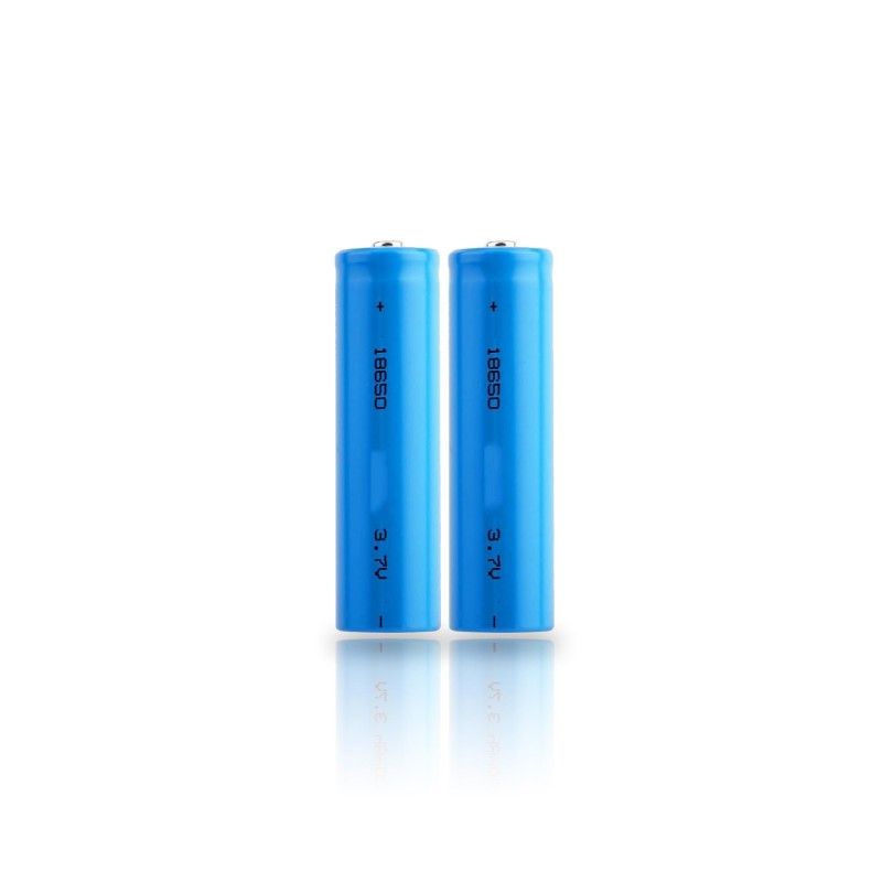 Pack de 2 batteries 3.7V rechargeable lithium-ion type 18650 capacité 3200  mAh basse température