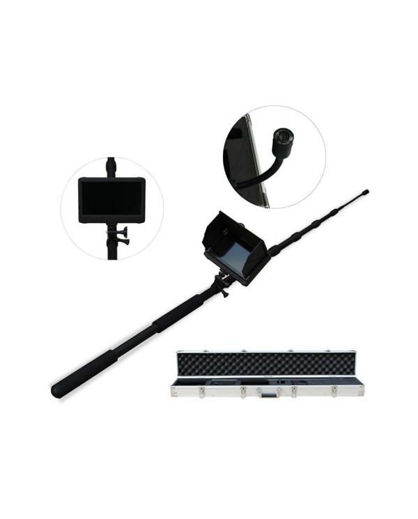 Caméra inspection avec perche 5 mètres waterproof HD 1080 avec écran enregistreur 7 pouces